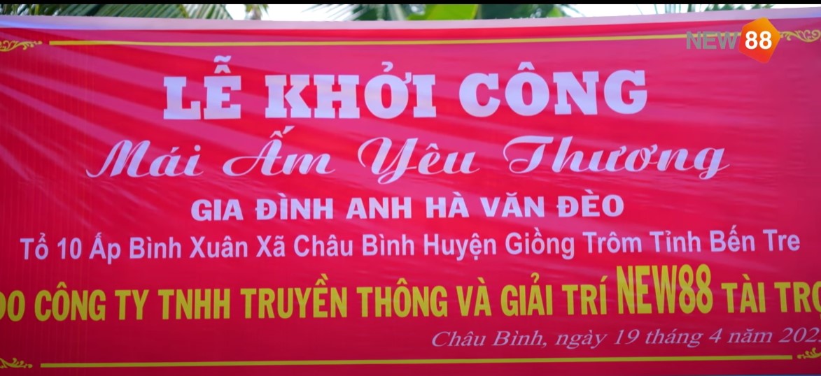 Chương trình thiện nguyện tại Bến Tre của New88